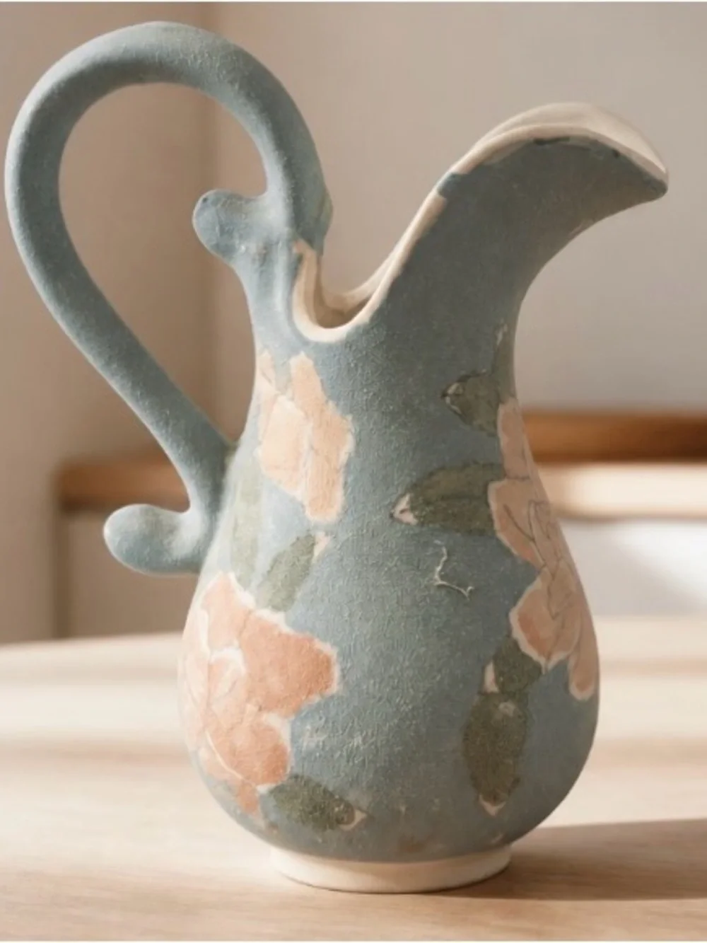 Beautiful Frosted 8.5” Pitcher